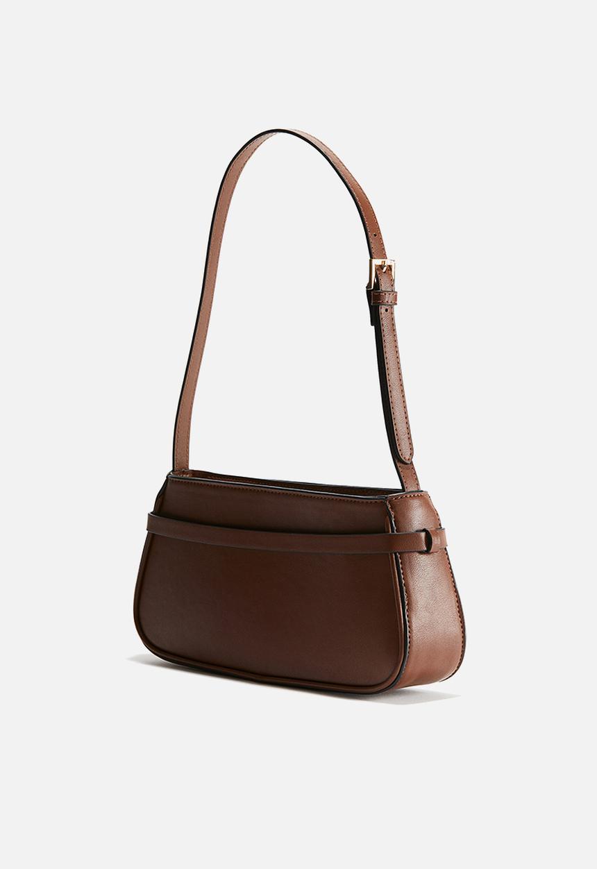 H&M - Belt-detail shoulder bag - brown