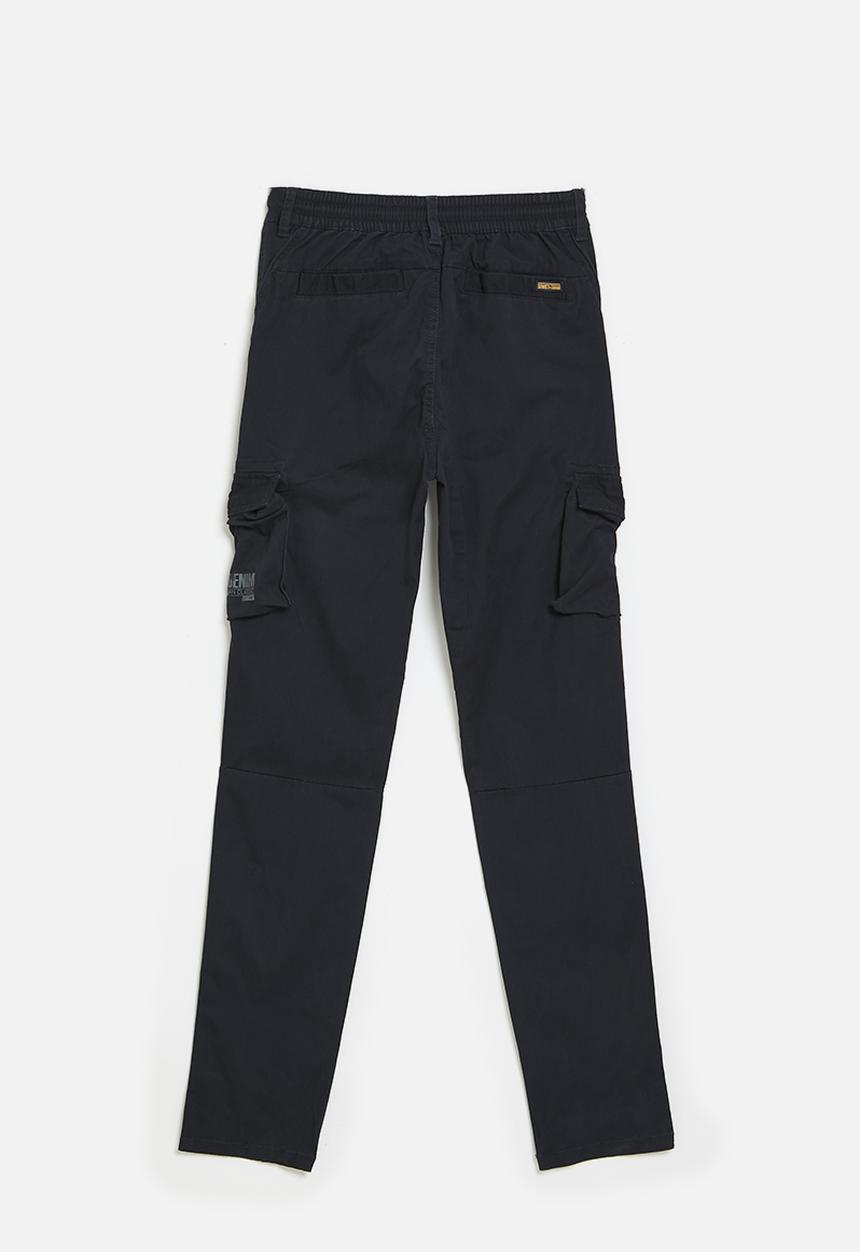SOVIET - Boys fashion cargo pants - navy