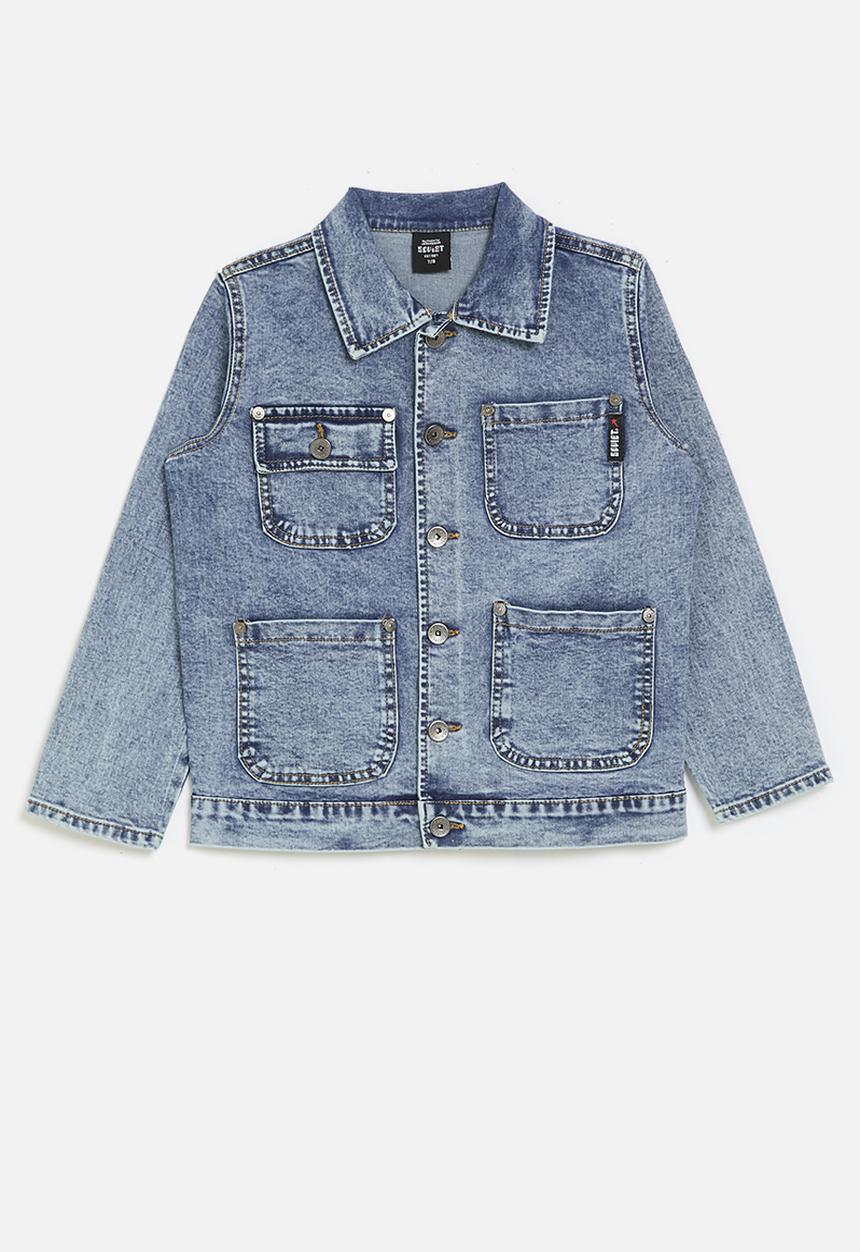 SOVIET - Boys denim jacket - indigo