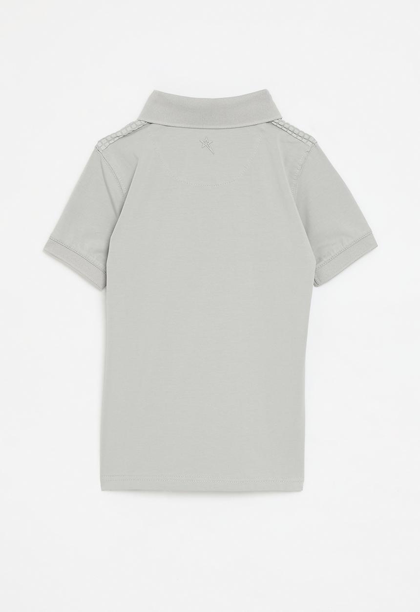 SOVIET - Short sleeve fashion golfer - light grey