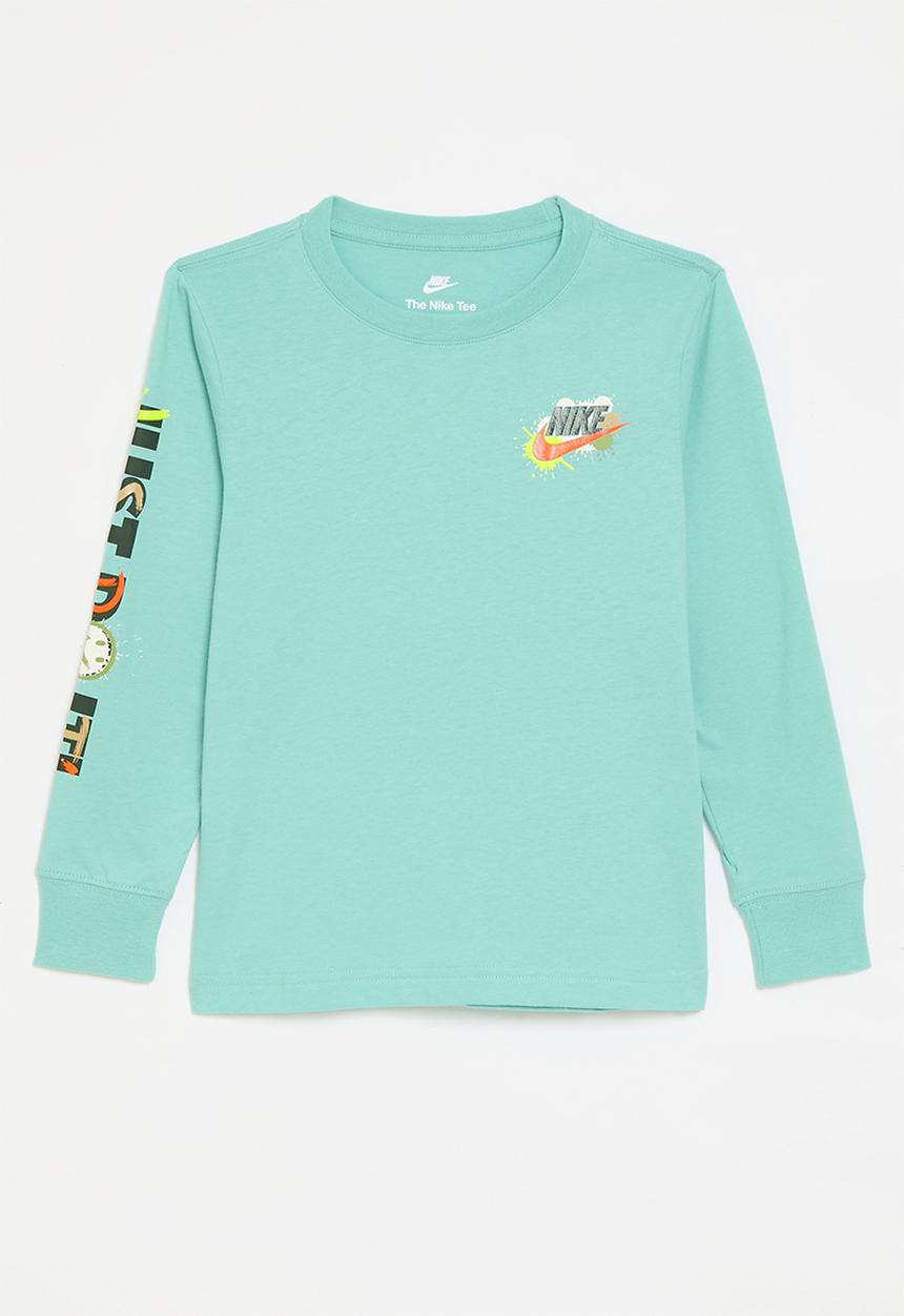 Nike - Nkb express yourself long sleeve tee - green frost