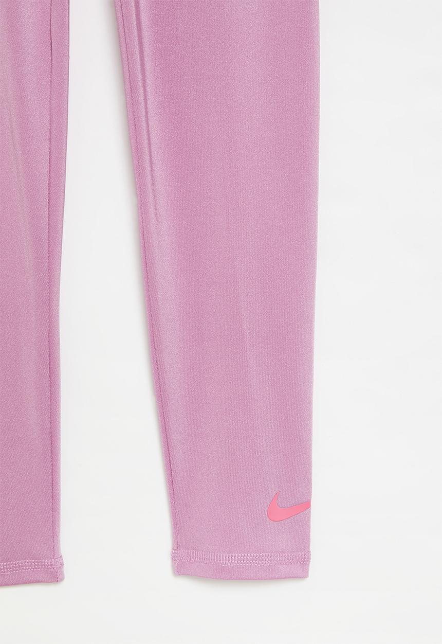 Nike - Nkg sport shine legging - magic flamingo