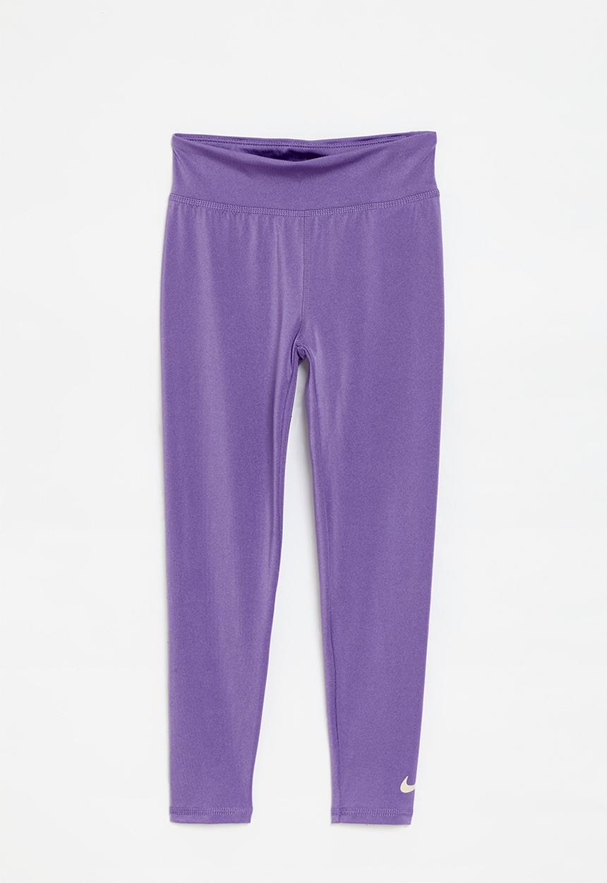 Nike - Nkg sport shine legging - black raspberry
