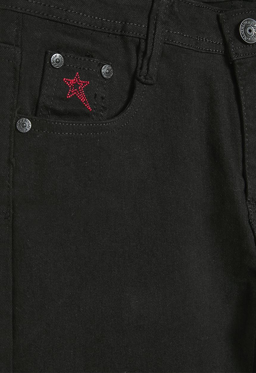 SOVIET - Boys skinny denim  - black