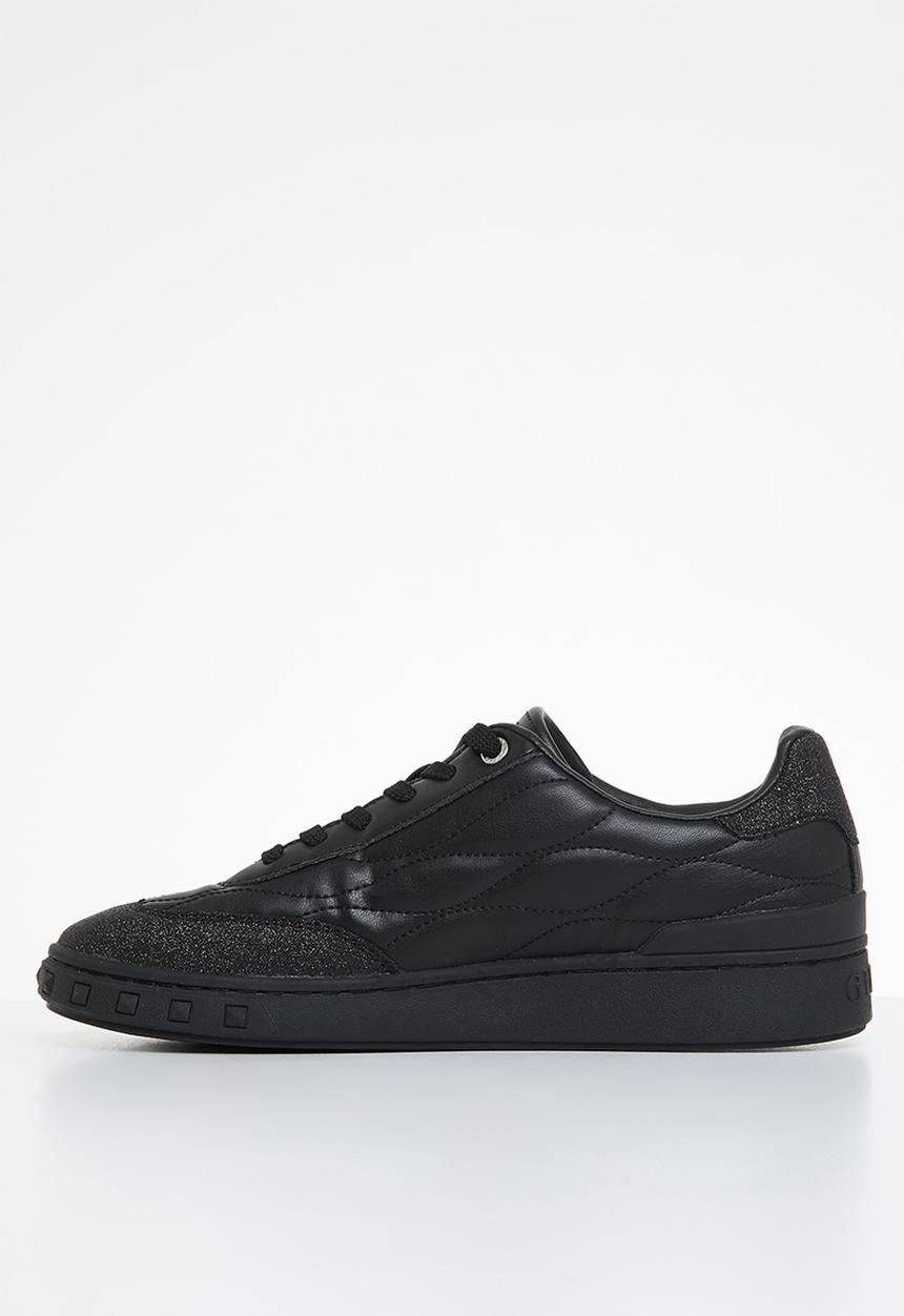 GUESS - Iquilt sport luxe nappa sneaker - black