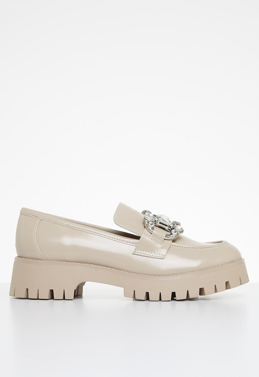 GUESS - Albany matte lux box loafer - taupe