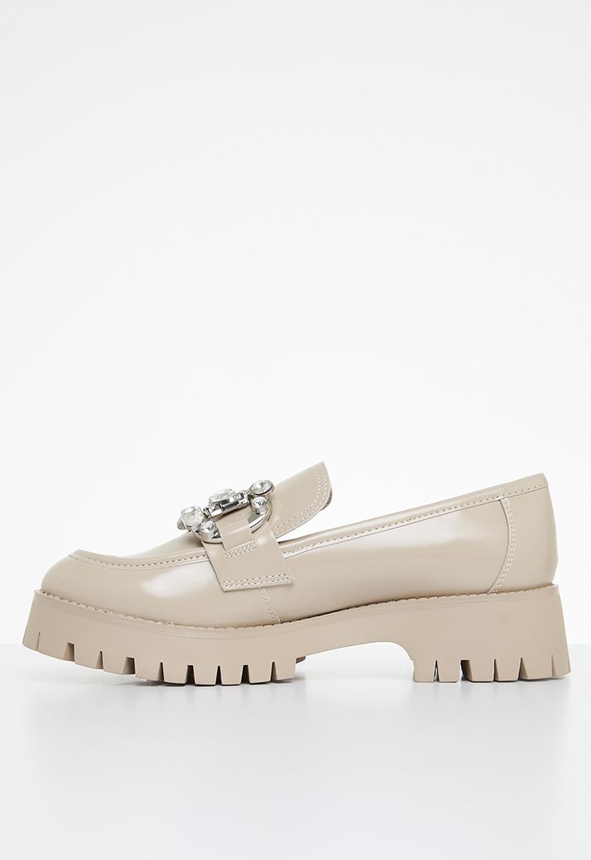 GUESS - Albany matte lux box loafer - taupe