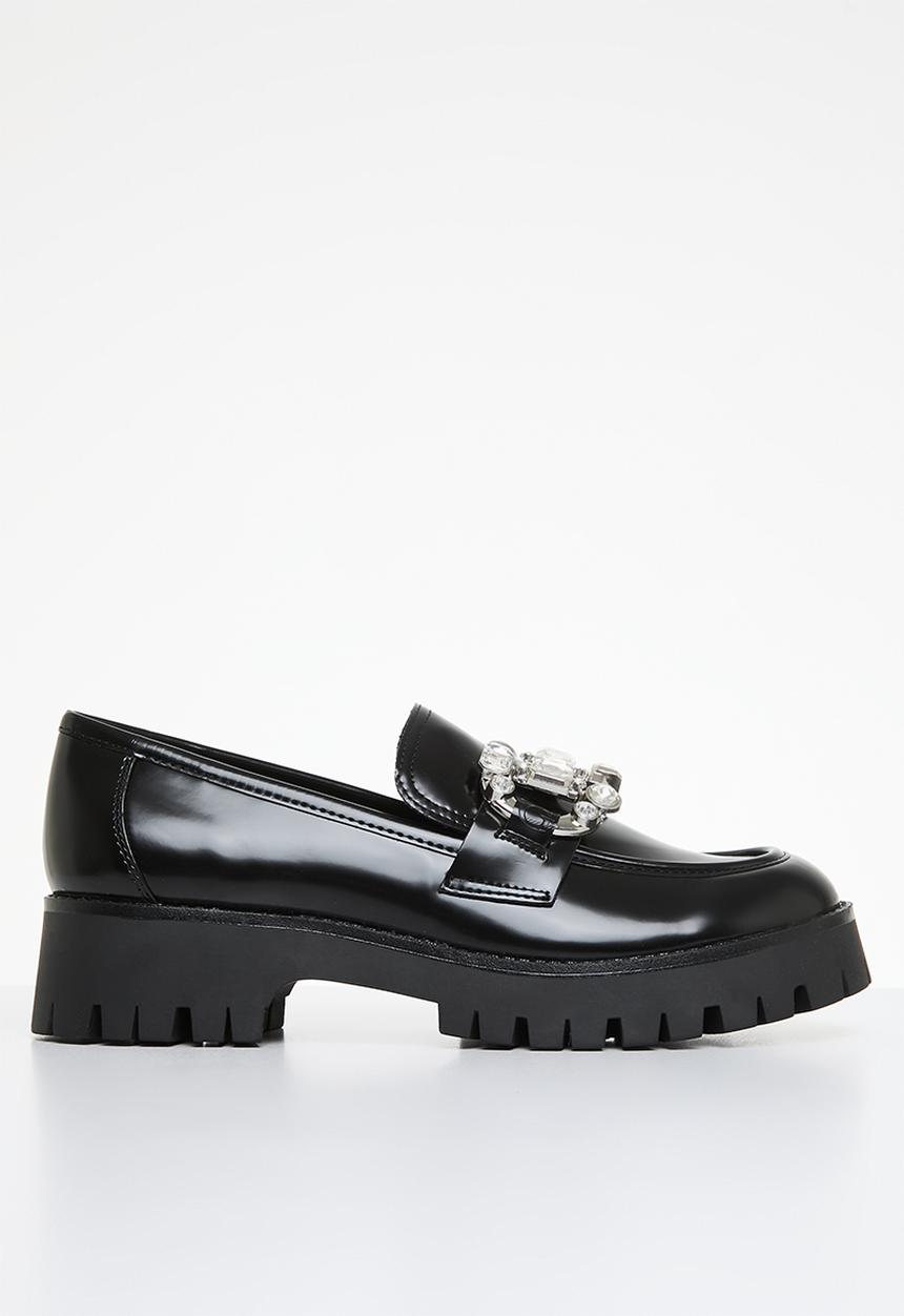 GUESS - Albany matte lux box loafer - black