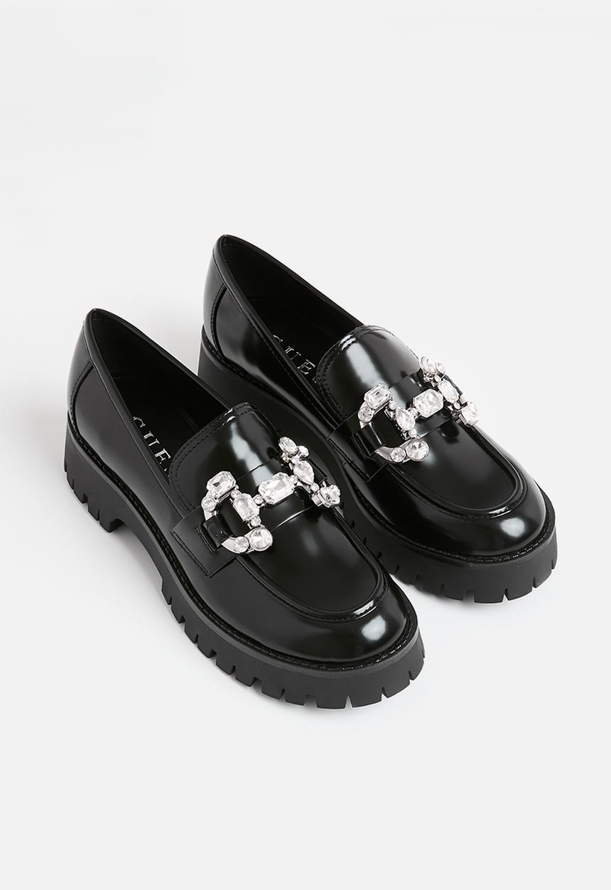 GUESS - Albany matte lux box loafer - black
