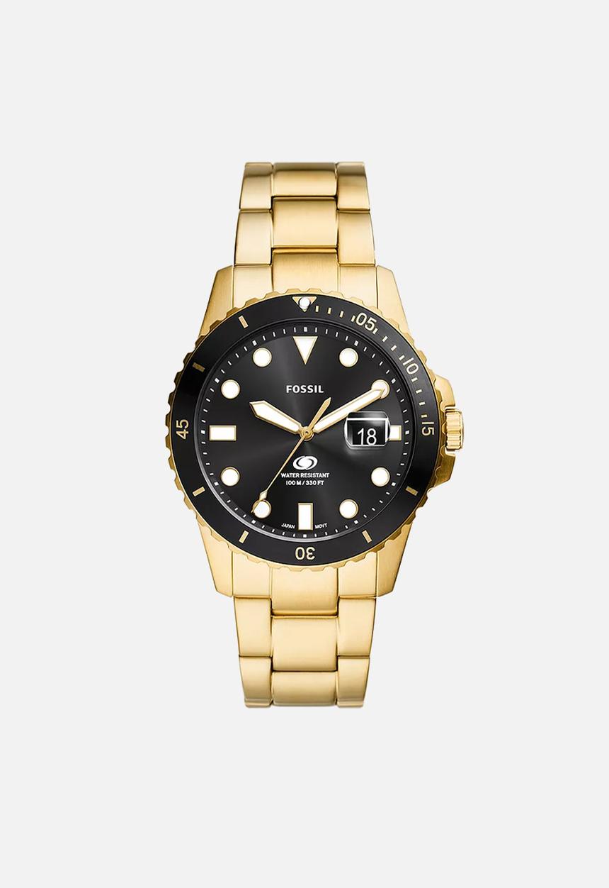Fossil - Fossil blue sport watch - gold
