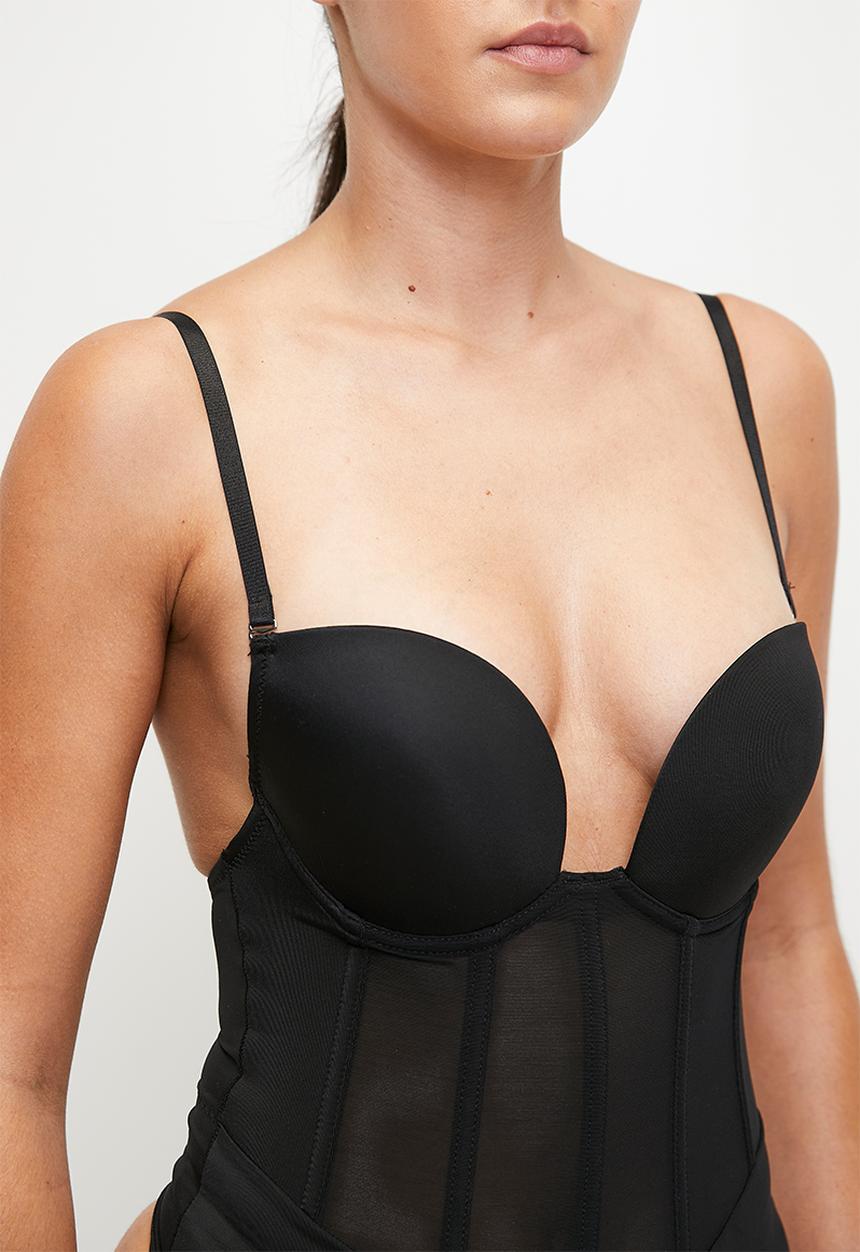 Easy Curves Shapewear - Corset shaper thing bodysuit - black