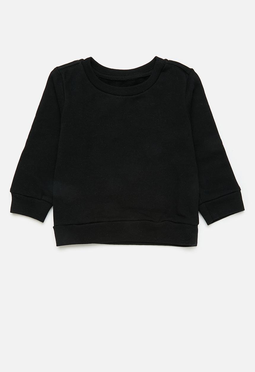 Pop Candy - 2 Pack plain sweatshirt - black/grey melange
