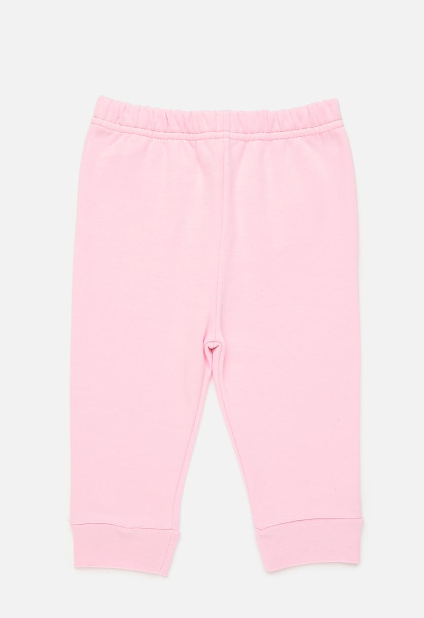Pop Candy - 2 Pack joggers - pink & light grey