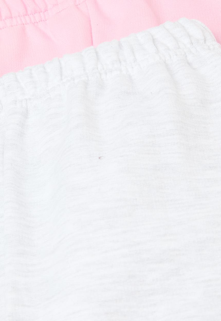 Pop Candy - 2 Pack joggers - pink & light grey