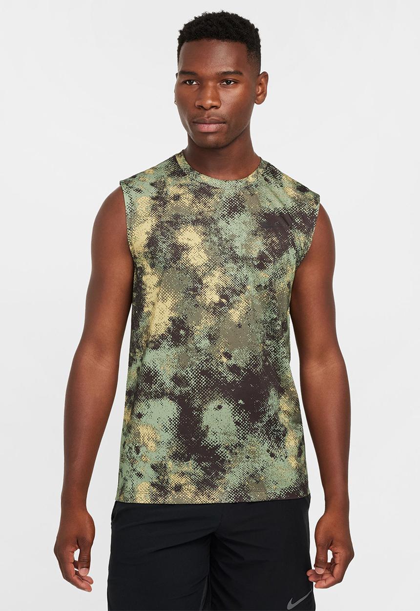Nike - Dri-fit tee rlgd sl aop camo - multi