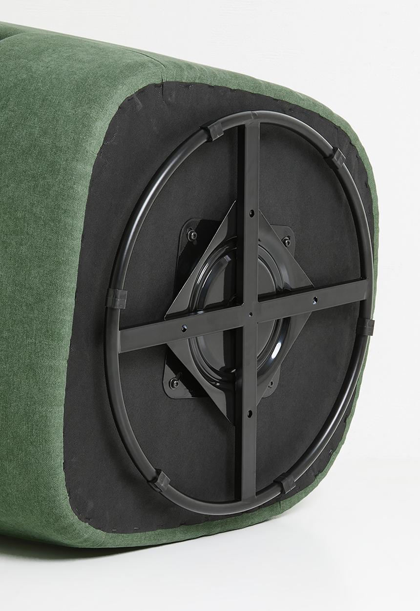 Sixth Floor - Eloise woven swivel chair - Forest
