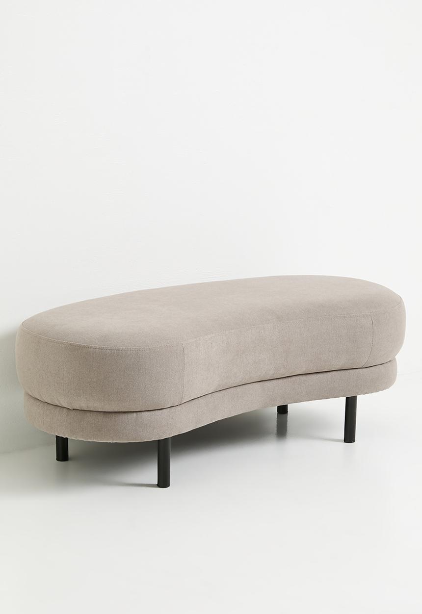 Sixth Floor - Hyancinth woven ottoman - Tundra