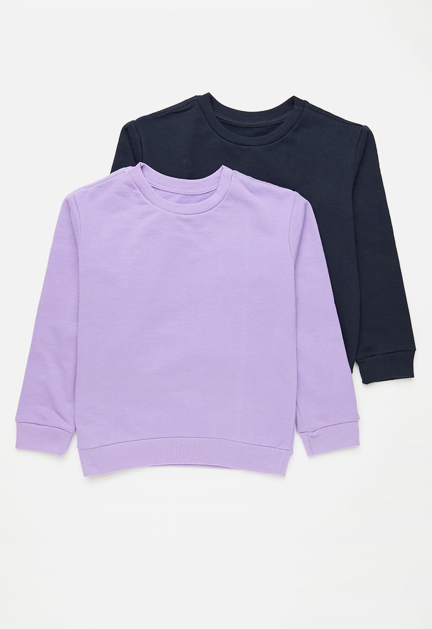 Pop Candy - 2 Pack sweatshirt - lilac/navy