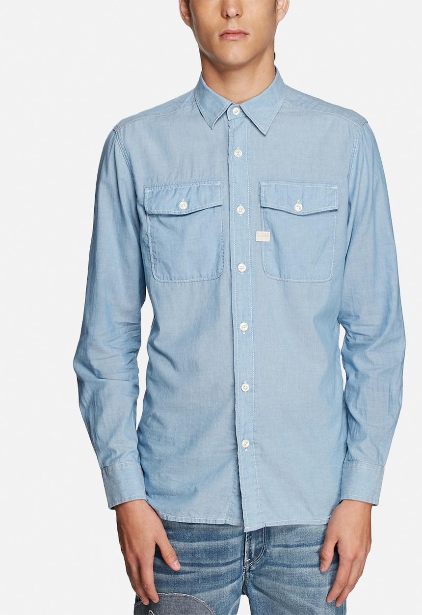 G-STAR - Landoh  army slim shirt