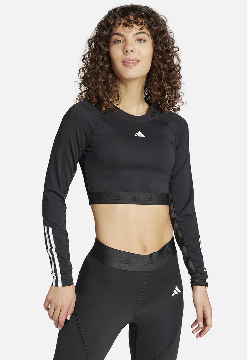 adidas Performance - Hyglm Cro Long sleeve - Black/White