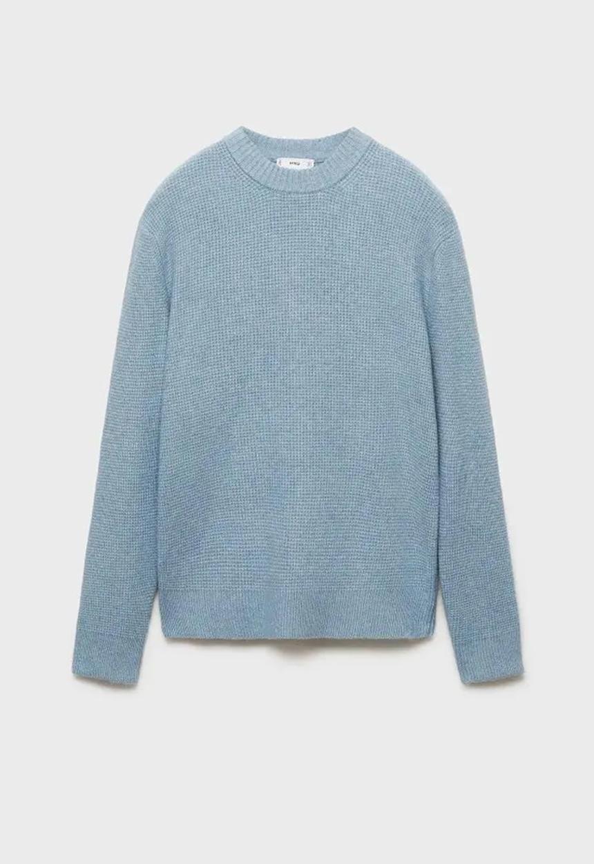 MANGO - Sweater park - light/pastel blue