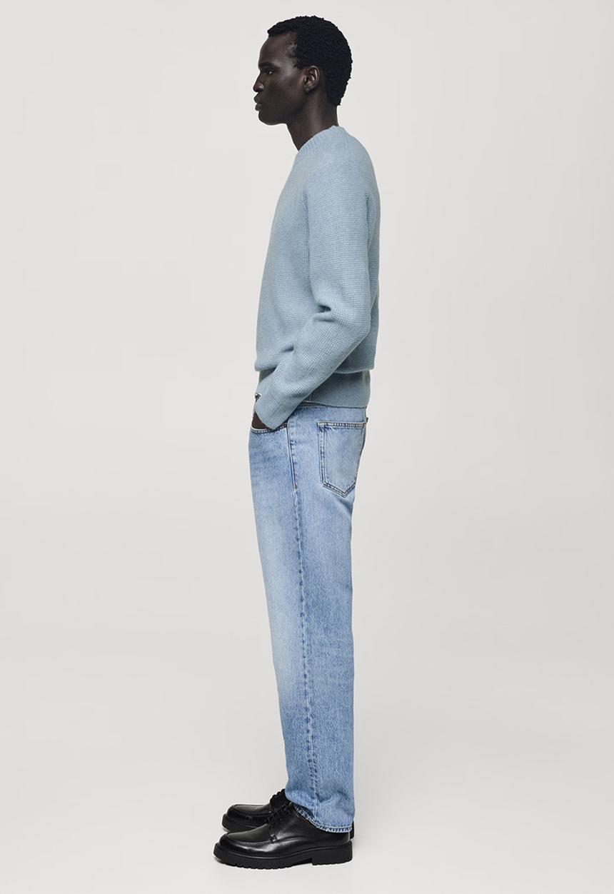 MANGO - Sweater park - light/pastel blue
