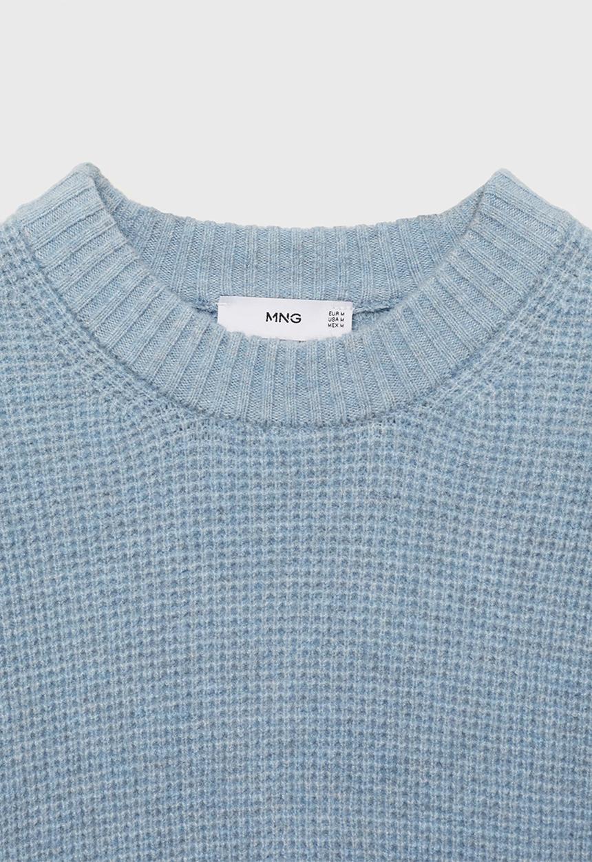 MANGO - Sweater park - light/pastel blue
