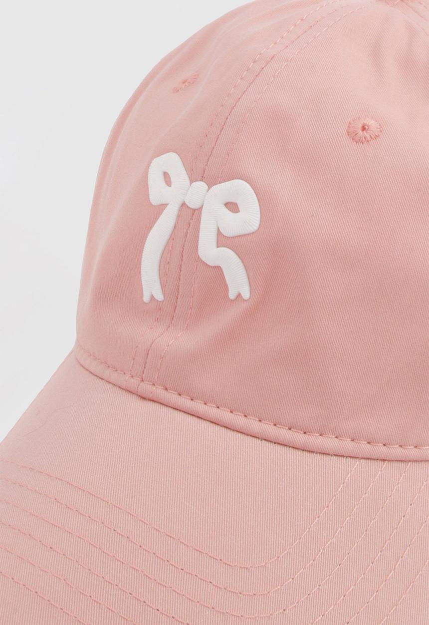 boohoo - Bow embroidered cap - pink