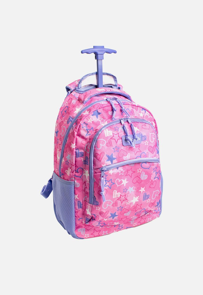 Character Group - Squiggle trolley bag - pink