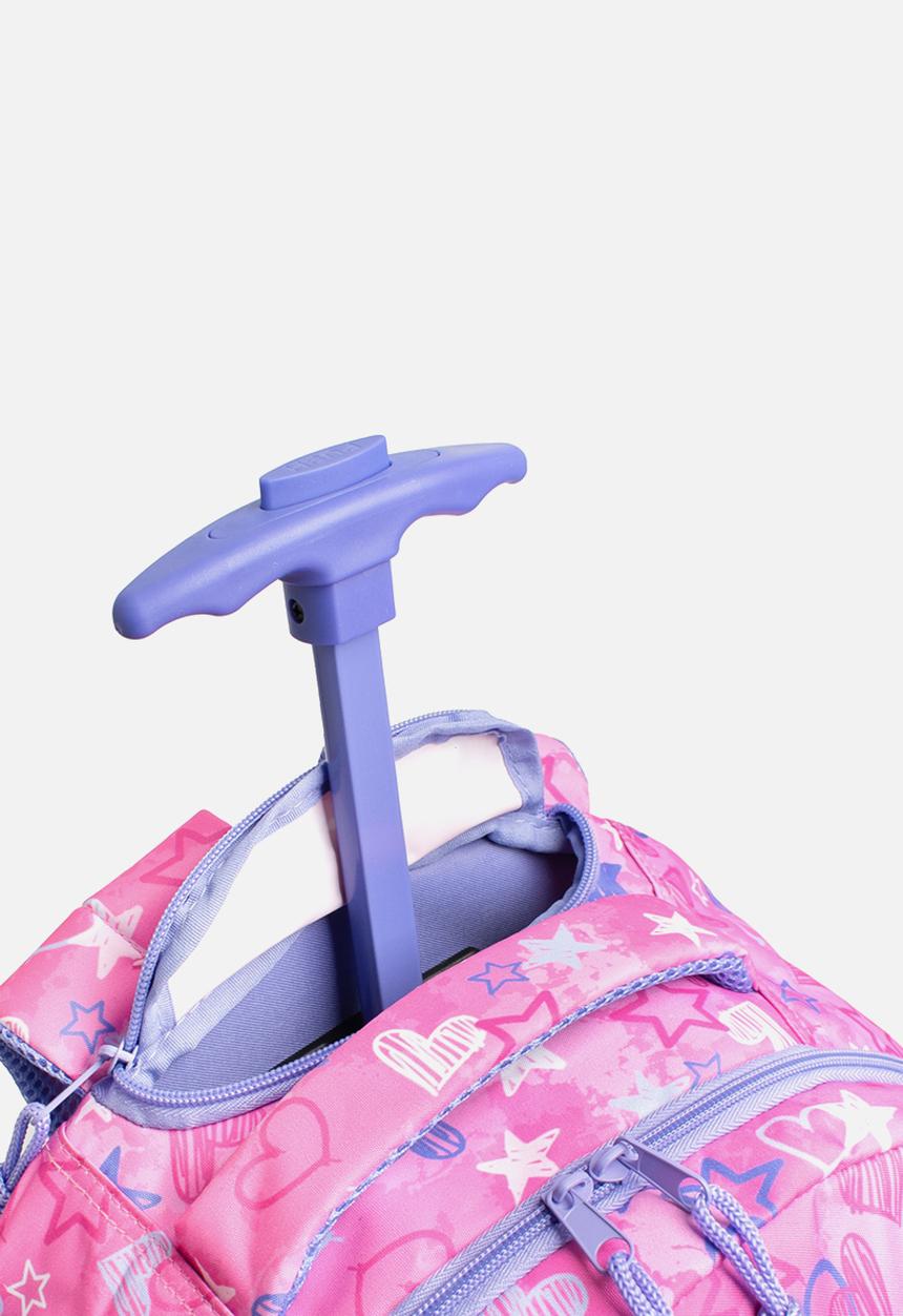 Character Group - Squiggle trolley bag - pink