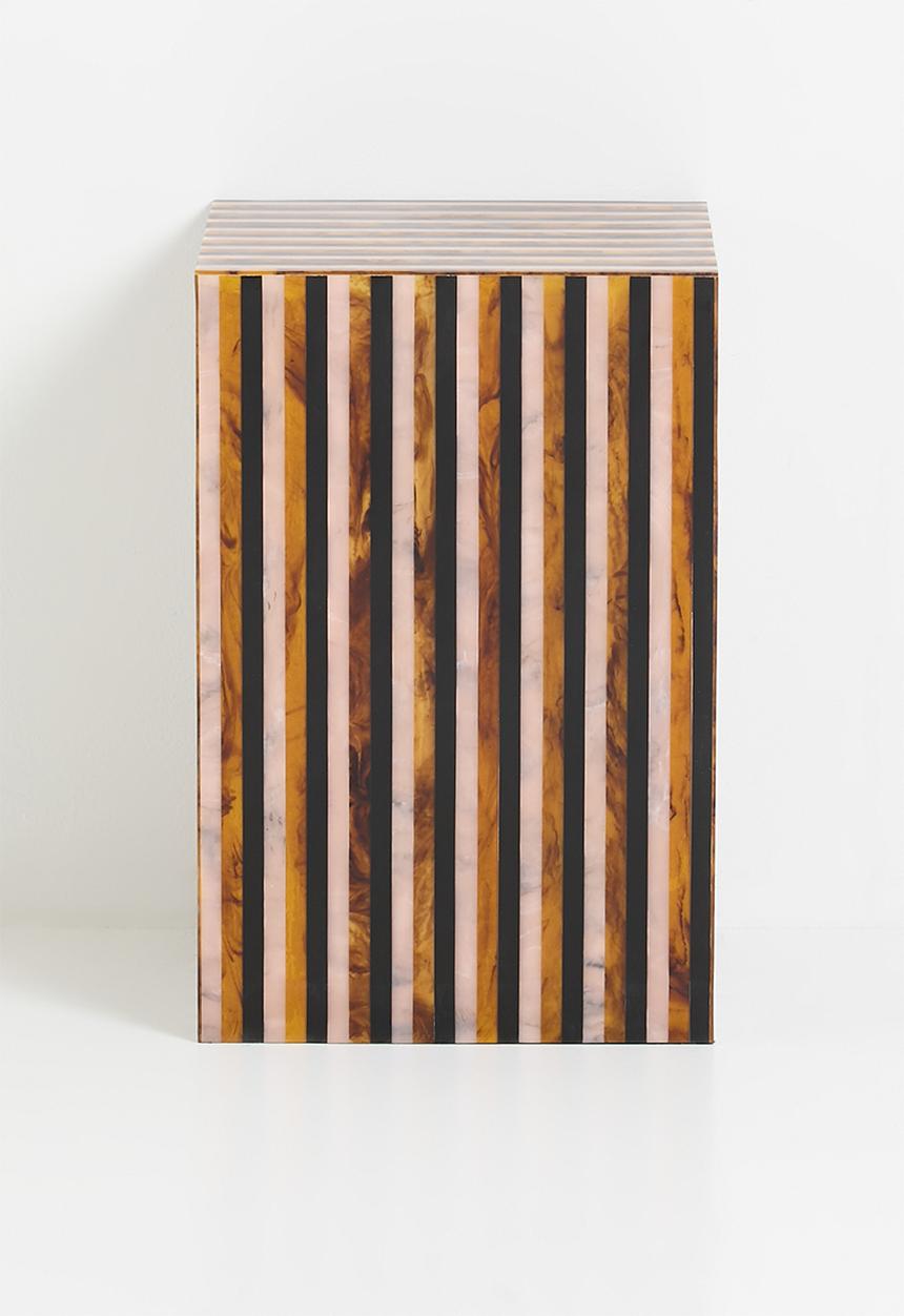 Sixth Floor - Antiqua resin side table - multi