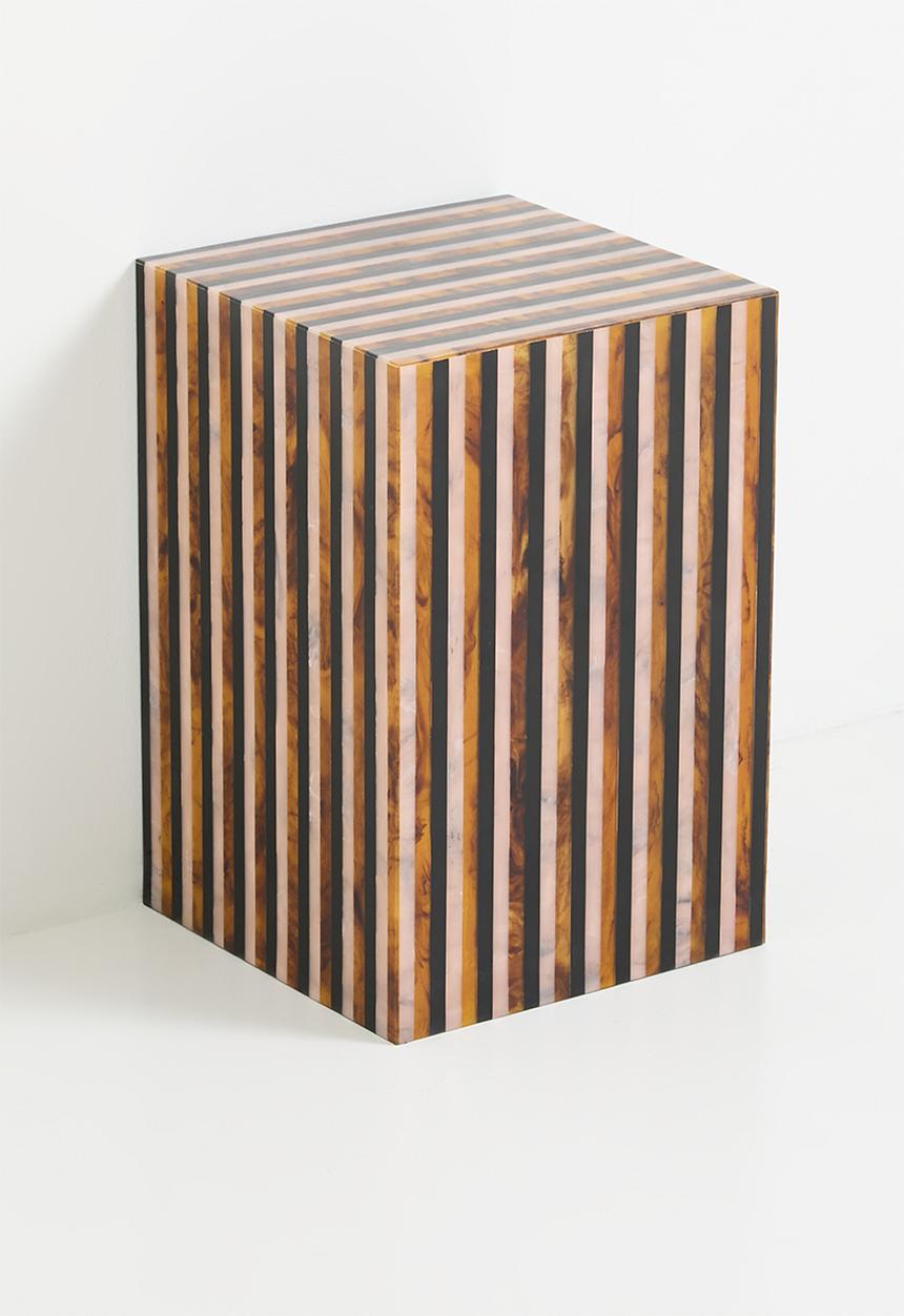 Sixth Floor - Antiqua resin side table - multi