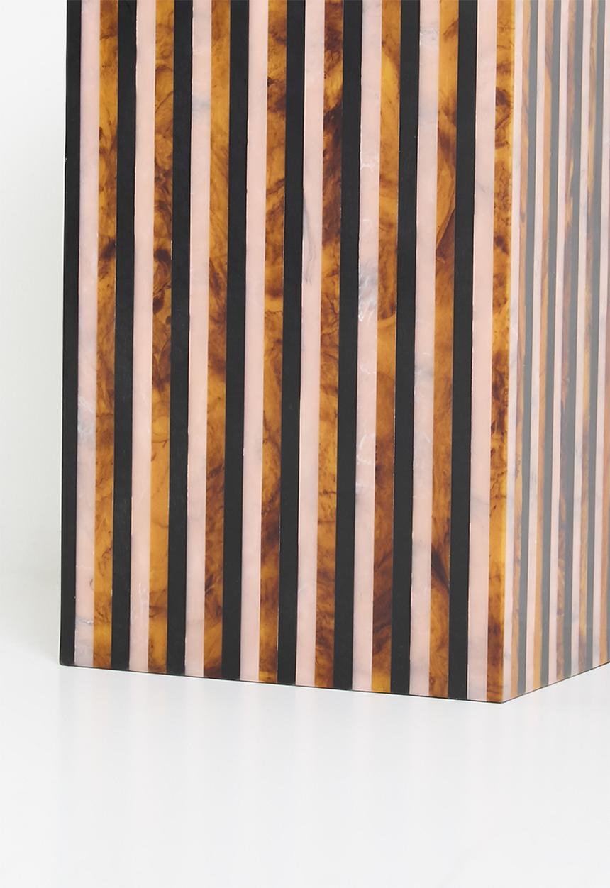 Sixth Floor - Antiqua resin side table - multi