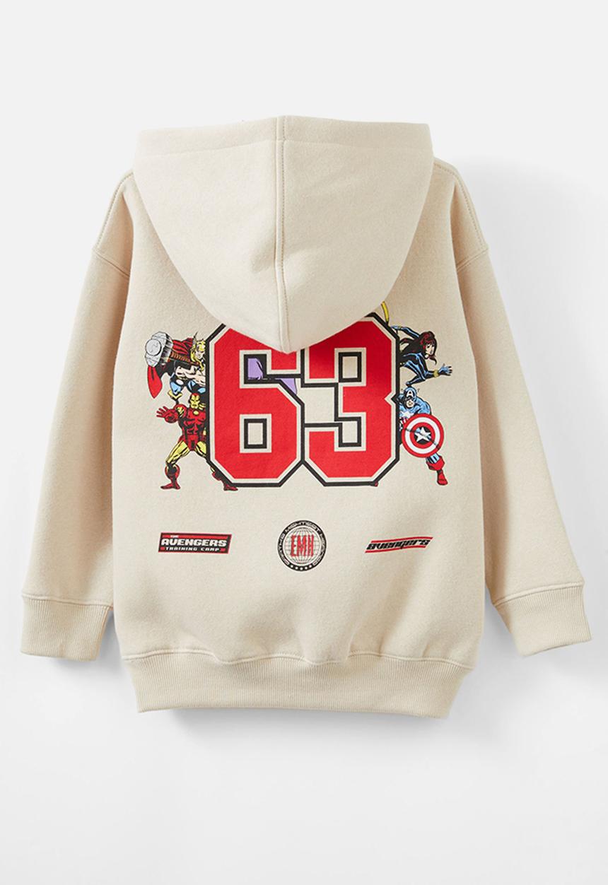 Cotton On - Avengers emerson hoodie - grey
