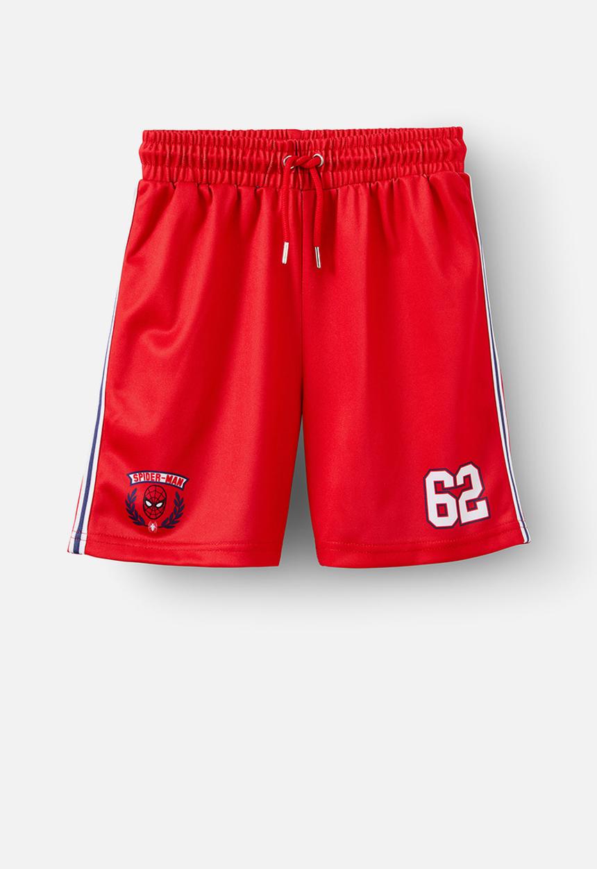 Cotton On - License sports short - lcn mar varsity red/spiderman