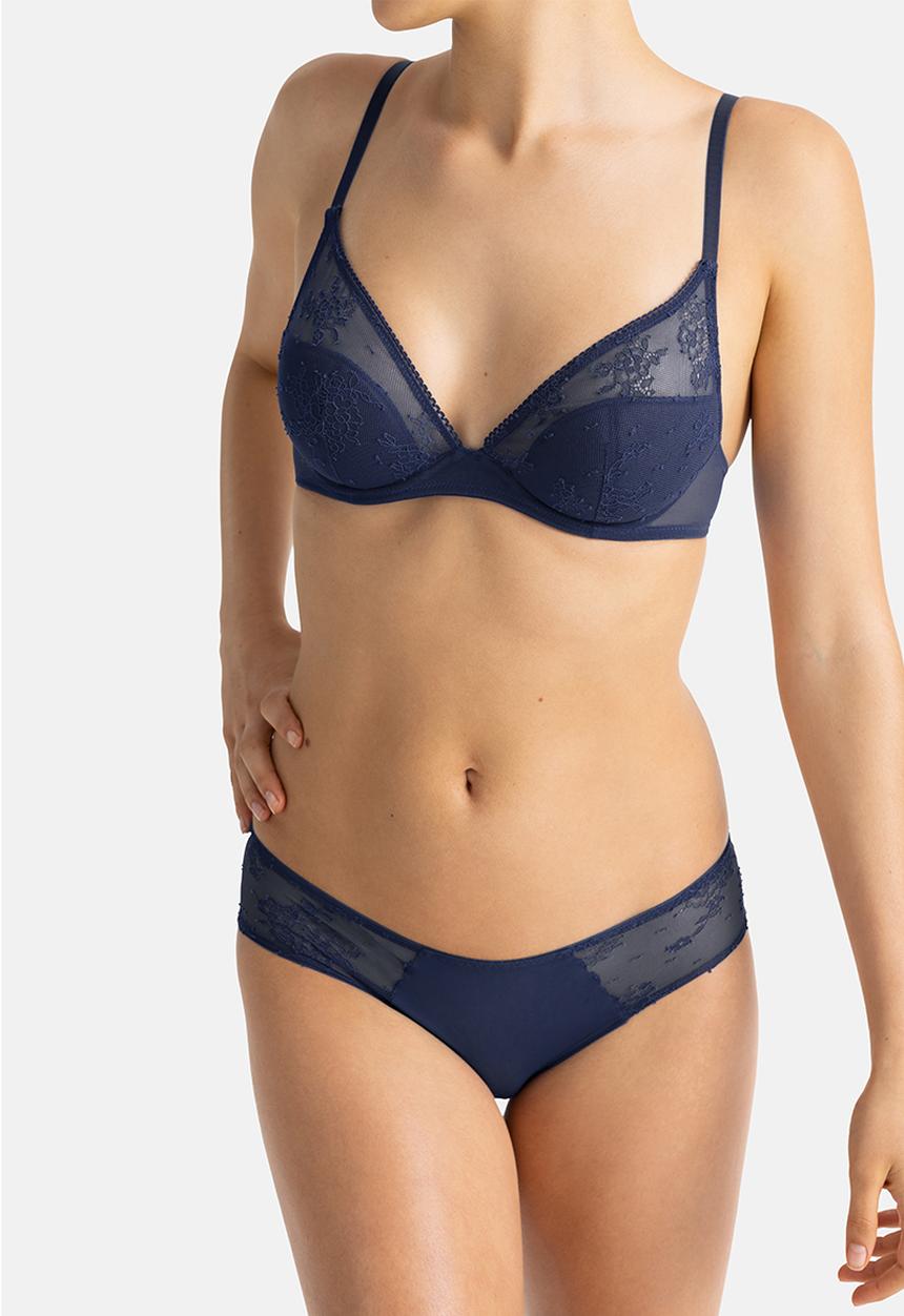 DORINA - Plus Talia plunge - blue