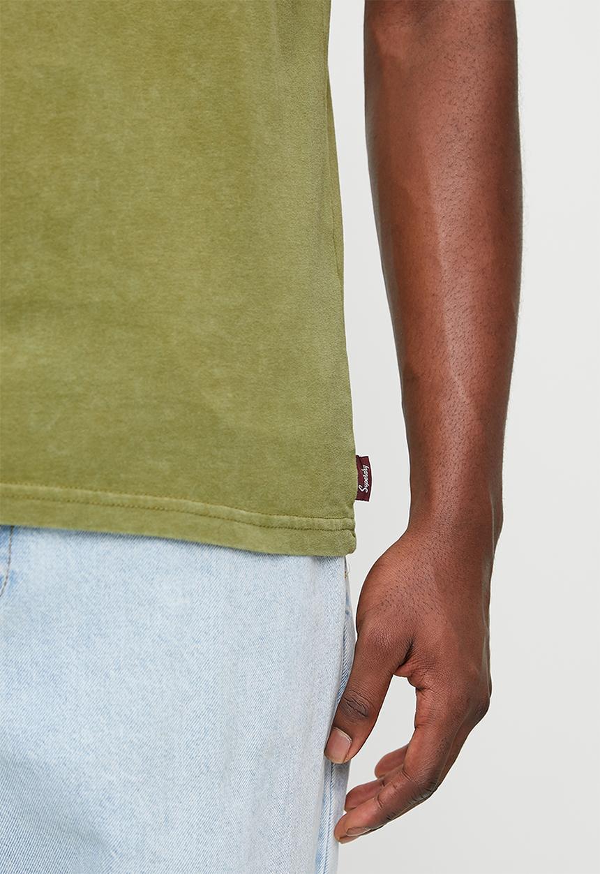 Superdry. - Tattoo graphic T-shirt - Khaki Olive