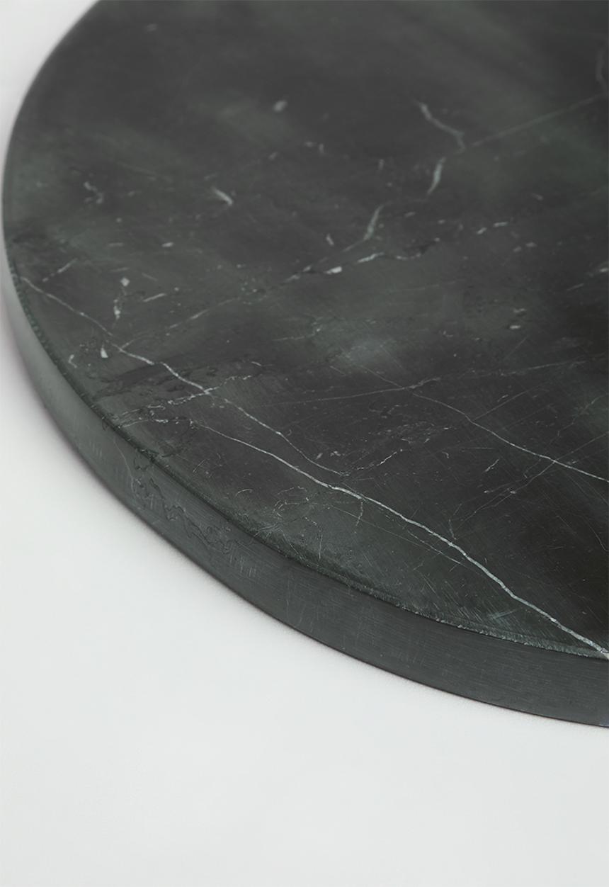 Sixth Floor - Rondo marble chopping board - black