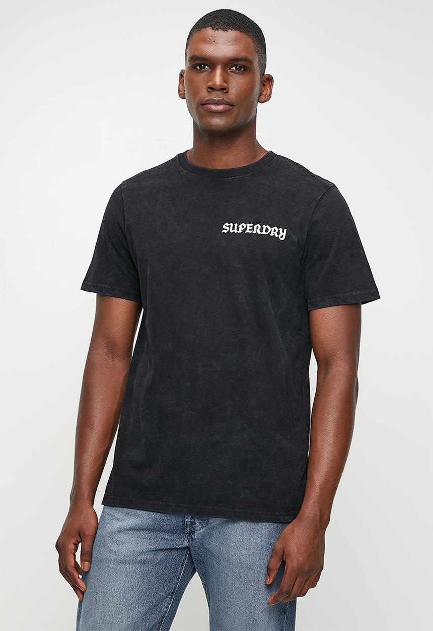 Superdry. - Tattoo graphic T-shirt - Black