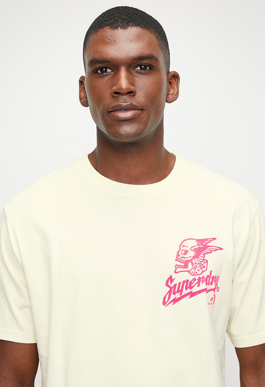 Superdry. - Lo-fi punk graphic loose tee - Urban Cream