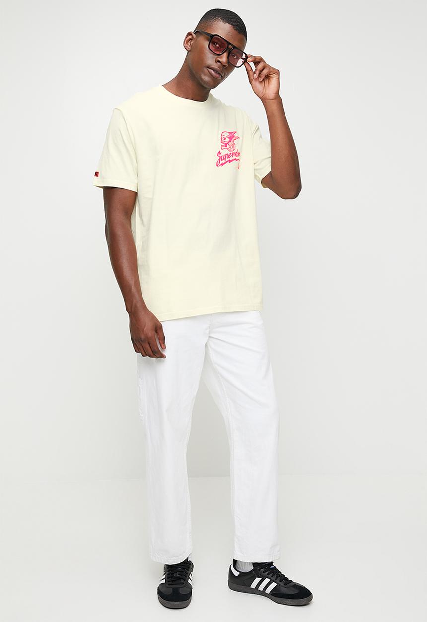 Superdry. - Lo-fi punk graphic loose tee - Urban Cream