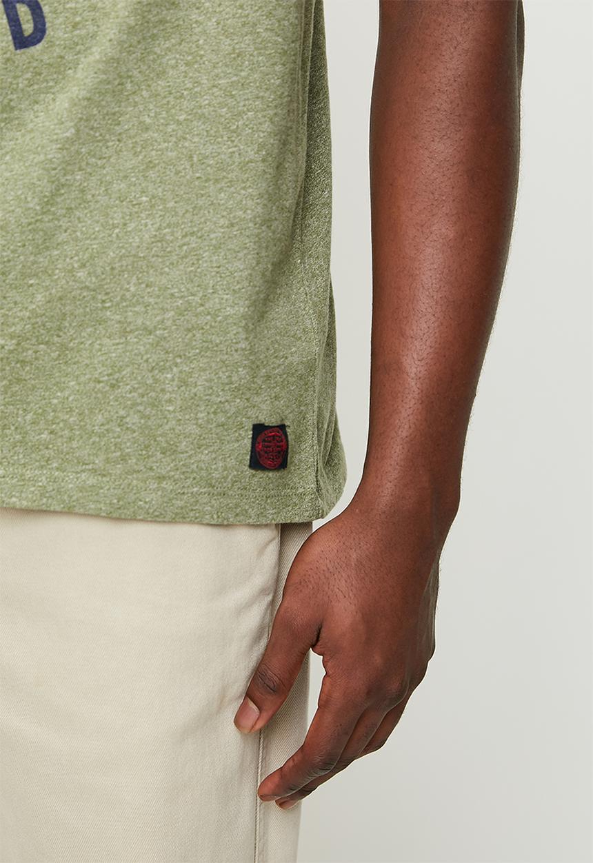 Superdry. - Copper label workwear T-shirt - Hushed Olive Grit