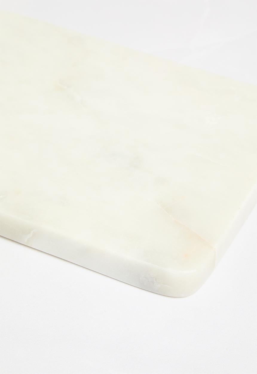 Sixth Floor - Riri marble spoon rest - white