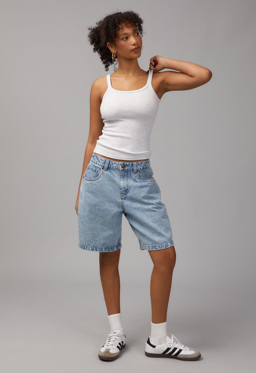 Factorie - Longline Tank - Silver Marle