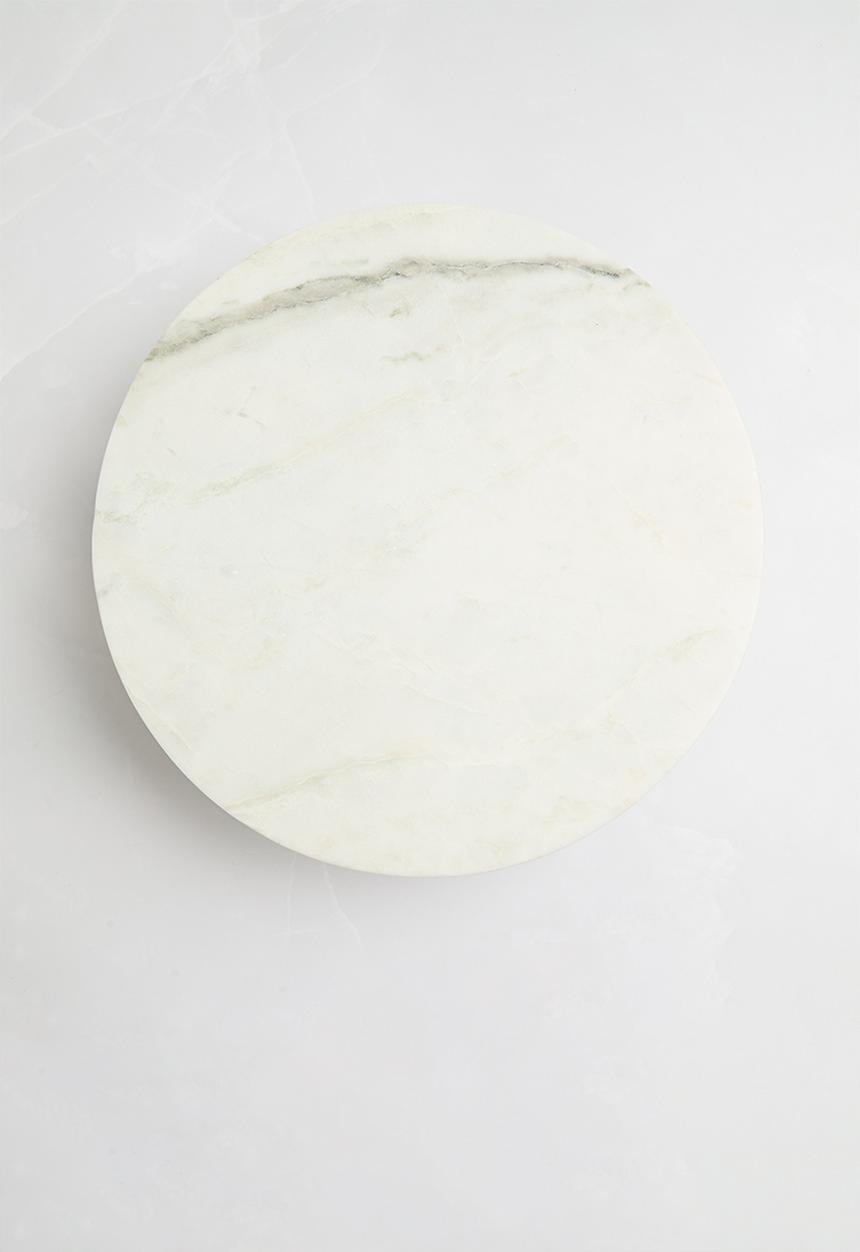 Sixth Floor - Stilo round platter on stand - grey