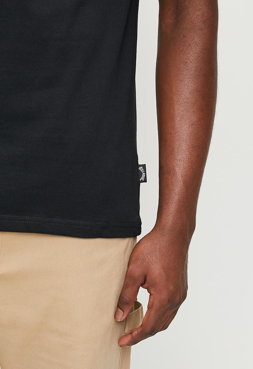 Billabong  - Walled Word Short Sleeve Tee  -  Black
