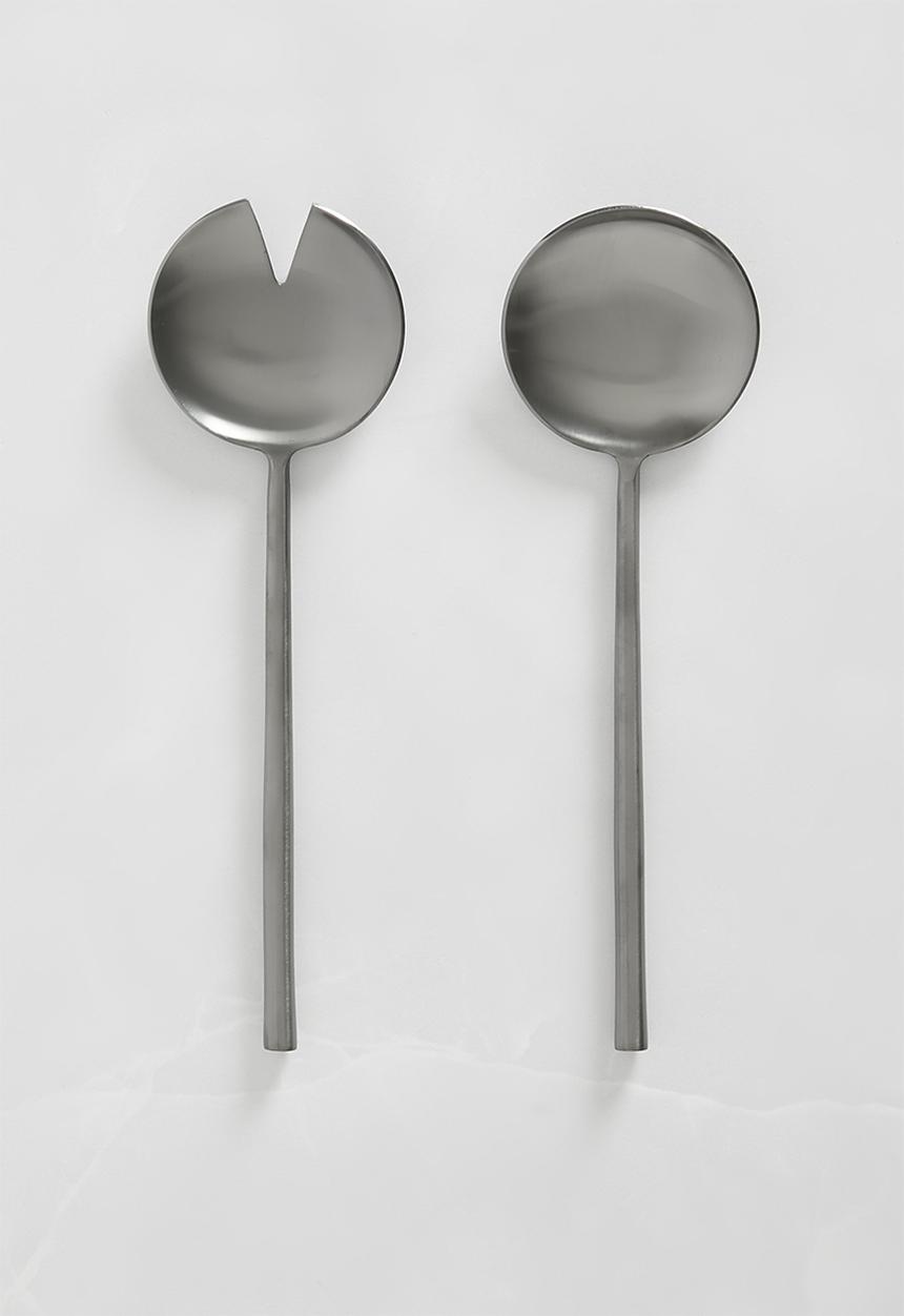 Sixth Floor - Noir serving spoon set of 2 - Black