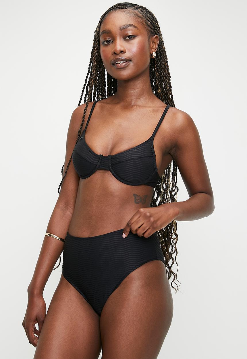 Lizzy - Ladies bikini bottom - libra black jade