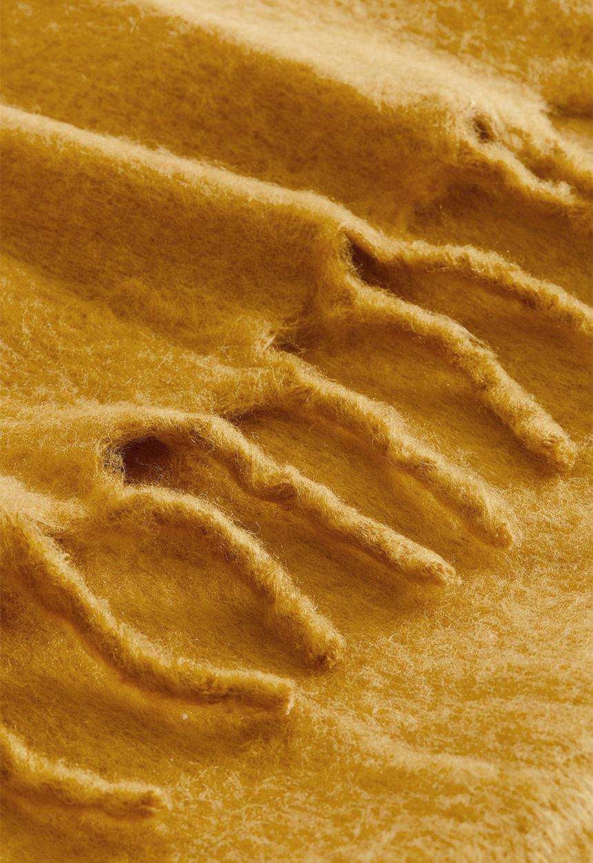 H&M - Wool-blend blanket - yellow