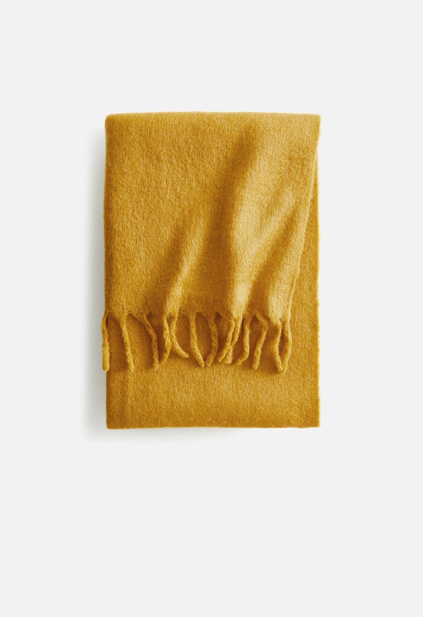 H&M - Wool-blend blanket - yellow